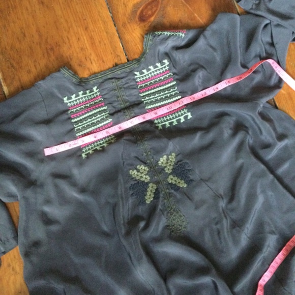 Johnny Was BIYA tunic dress 100% Silk Medium - Picture 12 of 13